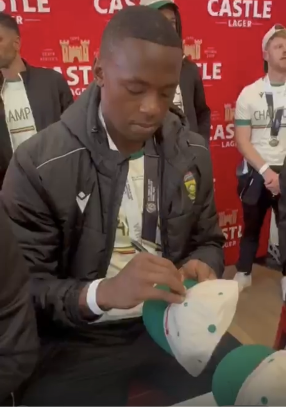 Cricket Cap Castle Test Champions Signed