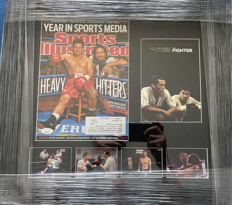 Mark Wahlberg Signed Movie Frame