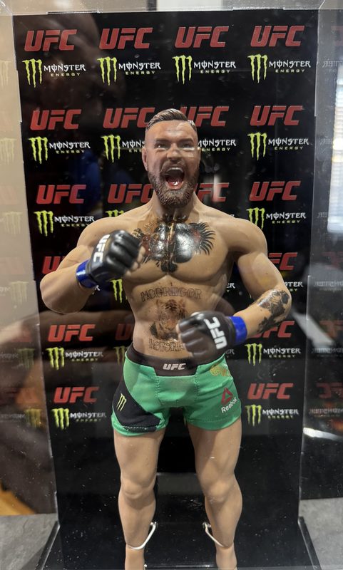 UFC Conor McGregor 1/6 Scale Figure on box with Vinyl Decals
