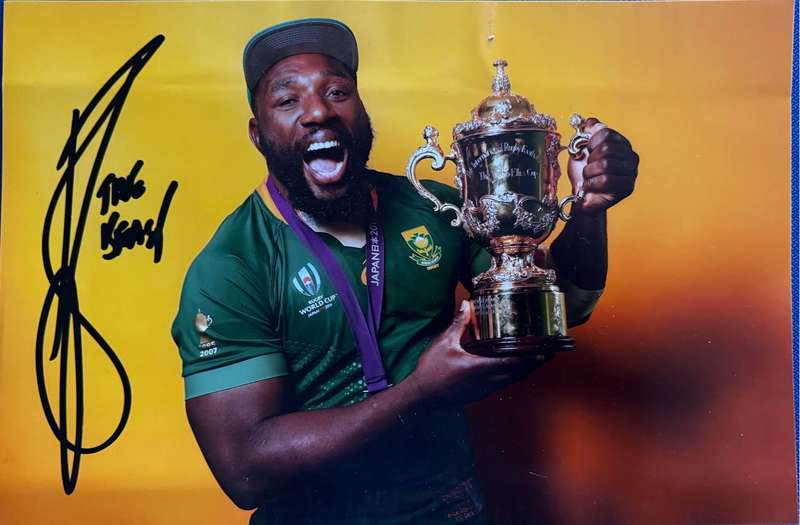 Springbok WC 2019 Photo Signed By The Beast