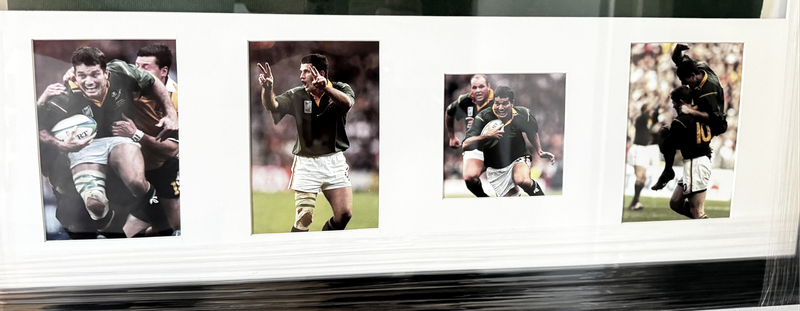 Springbok Rugby Frame Signed By Joost vd Westhuizen