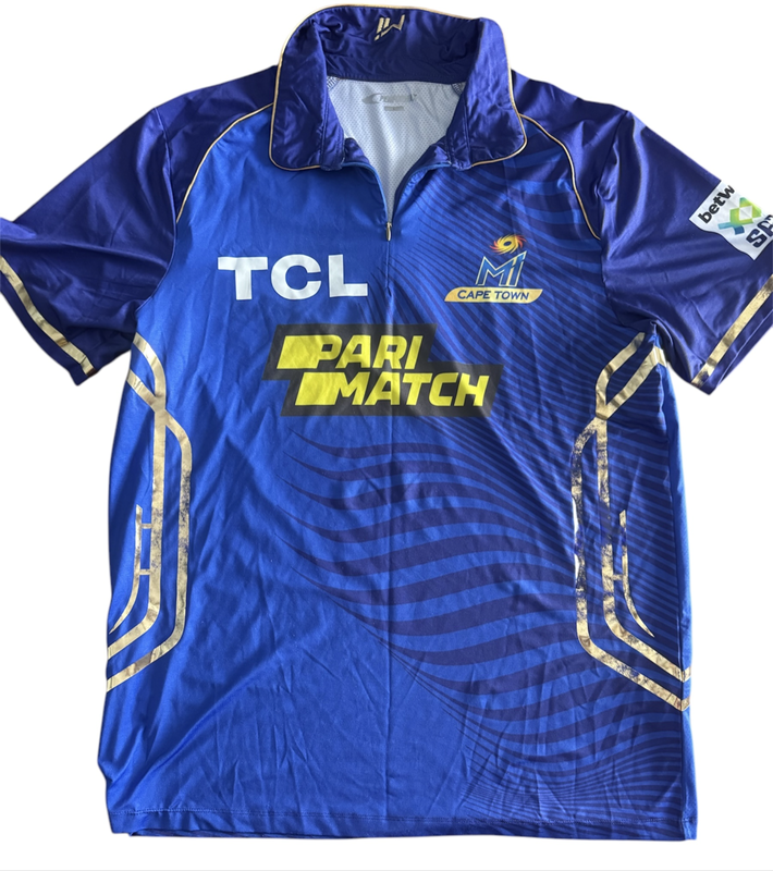 Cricket Replica MI Cape Town Shirt Size L