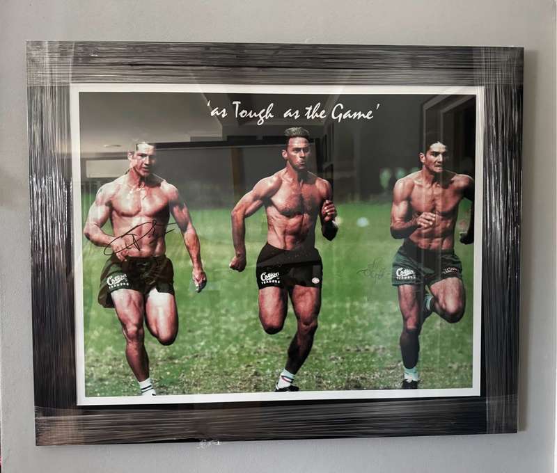 Rugby Poster Framed