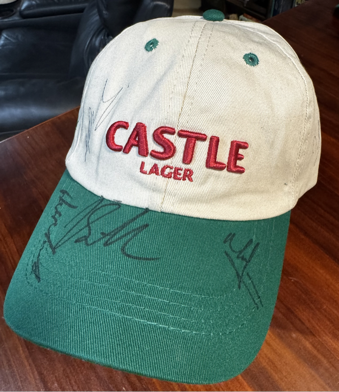 Cricket Cap Castle Test Champions Signed