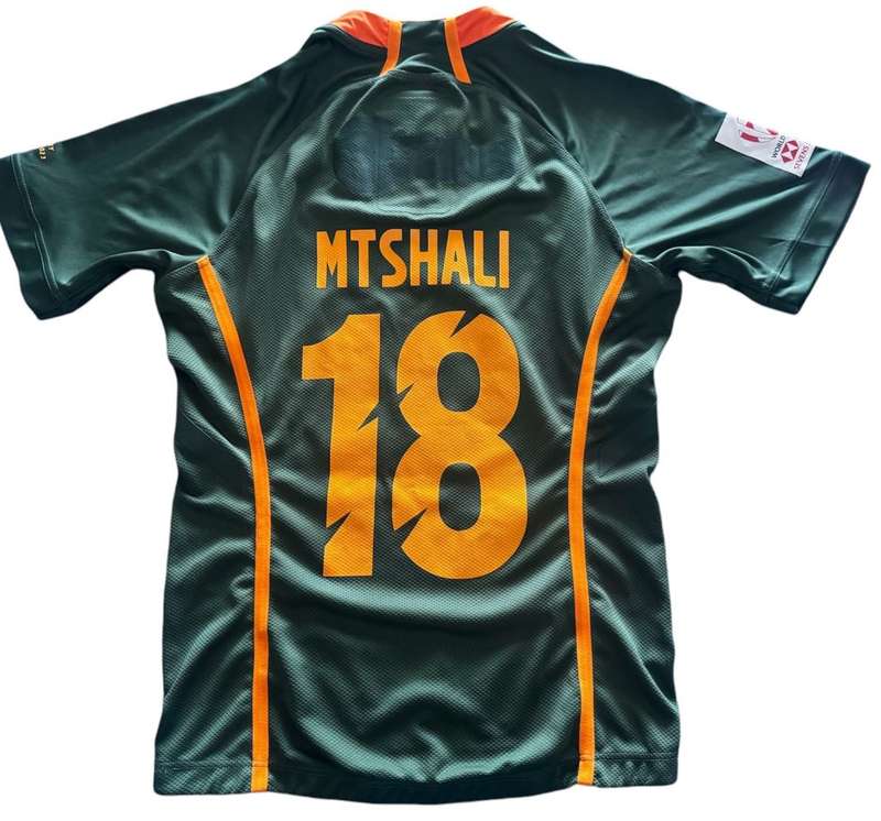 Springbok Sevens Match Worn Jersey and Shorts