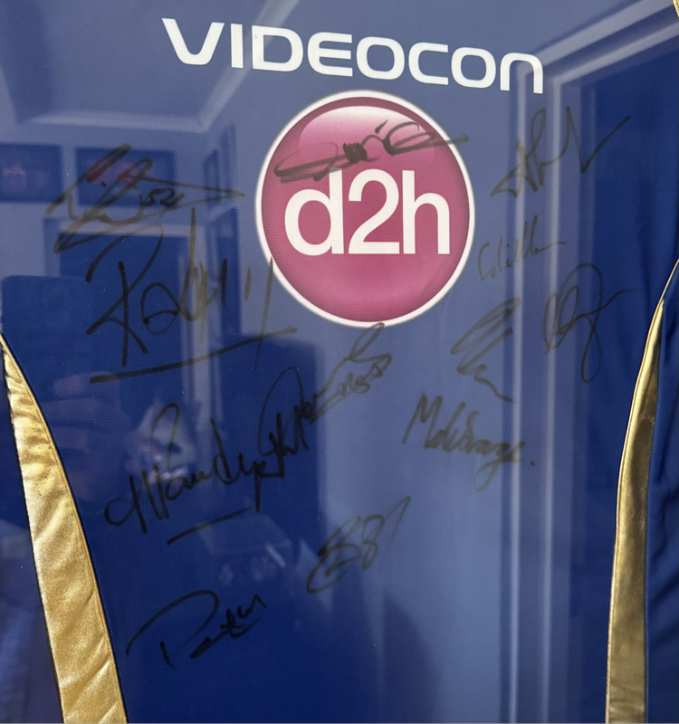 Cricket Jersey Mumbai Indians 2015 Signed