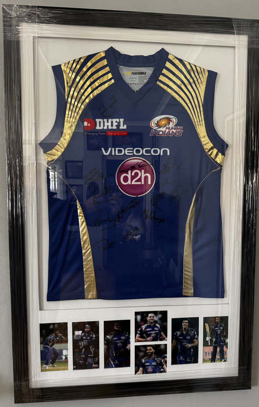 Cricket Jersey Mumbai Indians 2015 Signed