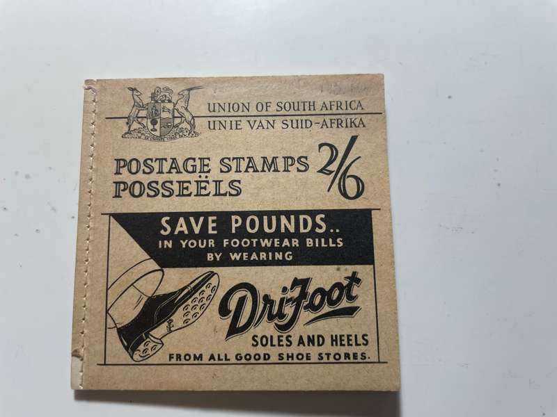 Union of South Africa 1935 Booklet no. 10