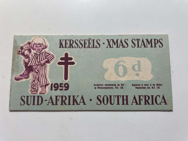 Union of South Africa X-mas stamp booklet