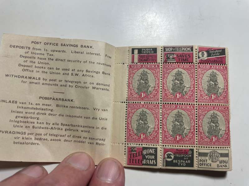 Union of South Africa 1935 Booklet no. 10