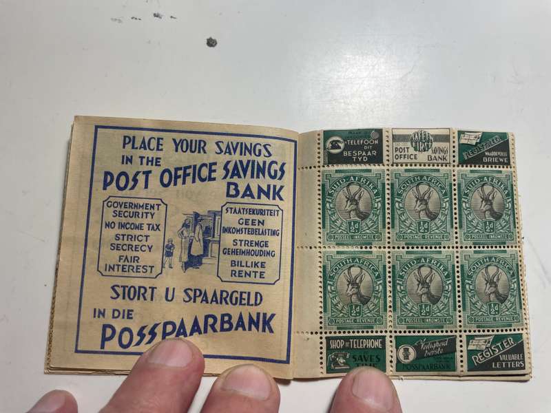 Union of South Africa 1935 Booklet no. 10