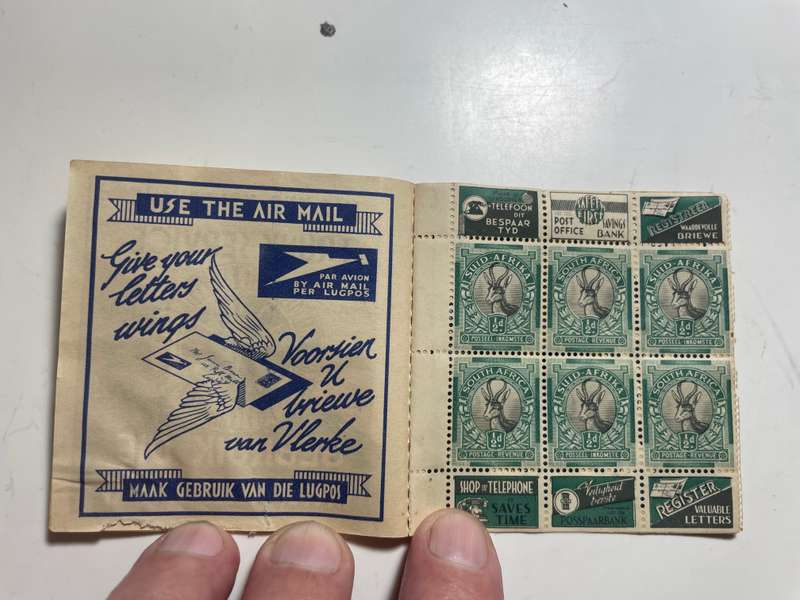 Union of South Africa 1935 Booklet no. 10