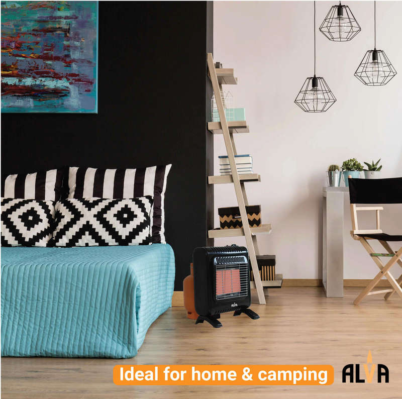 Alva Compact  3-Panel Infrared Radiant Indoor Gas Mini Heater
