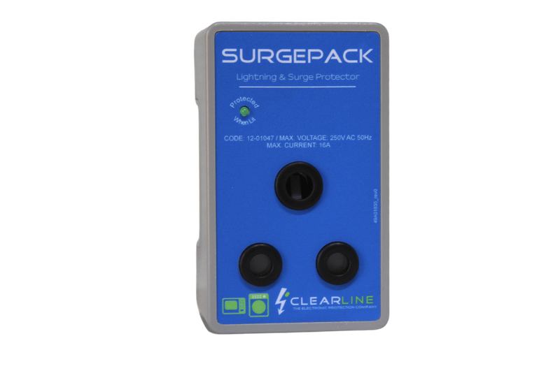 Clearline 12-01047 Surge Protector - 230VAC - Lightning&Surge Protector