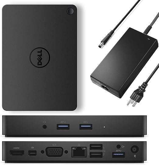 Dell Docking Station WD15, Performance Dock WD15 with 130W Power Adapter