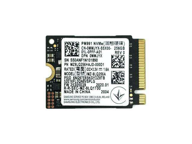 Samsung PM991 Internal SSD, 256GB PCIe Gen3 x4 NVMe Solid State Drive, M.2 2230