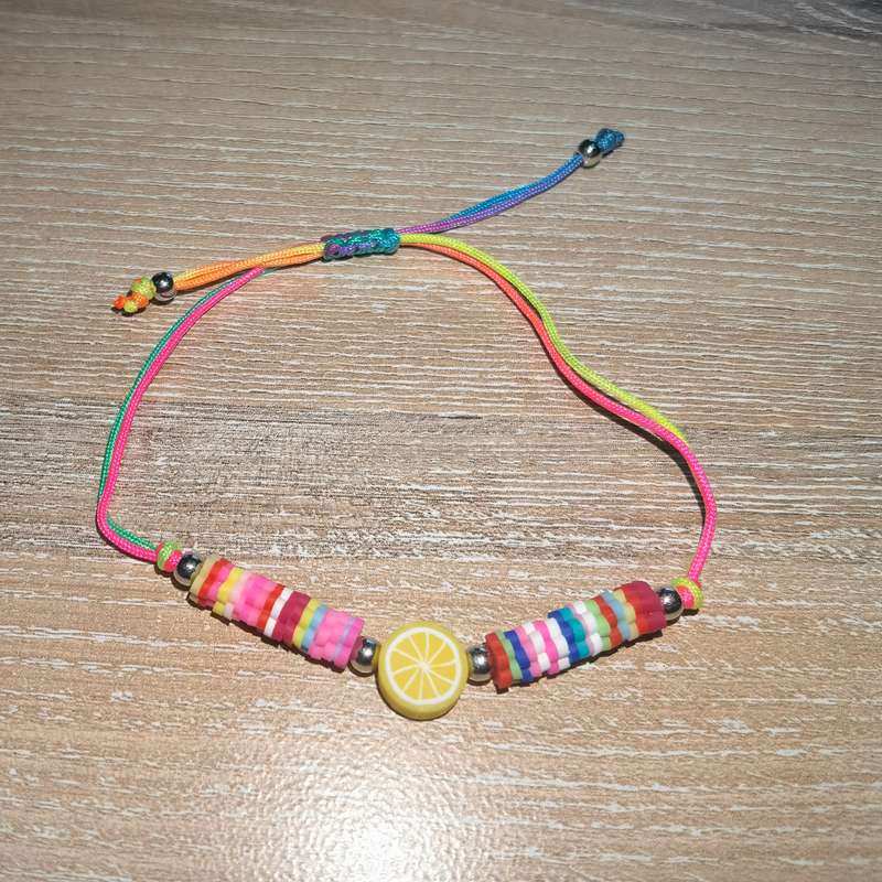 Fruit String Bracelet Rainbow - Lemon