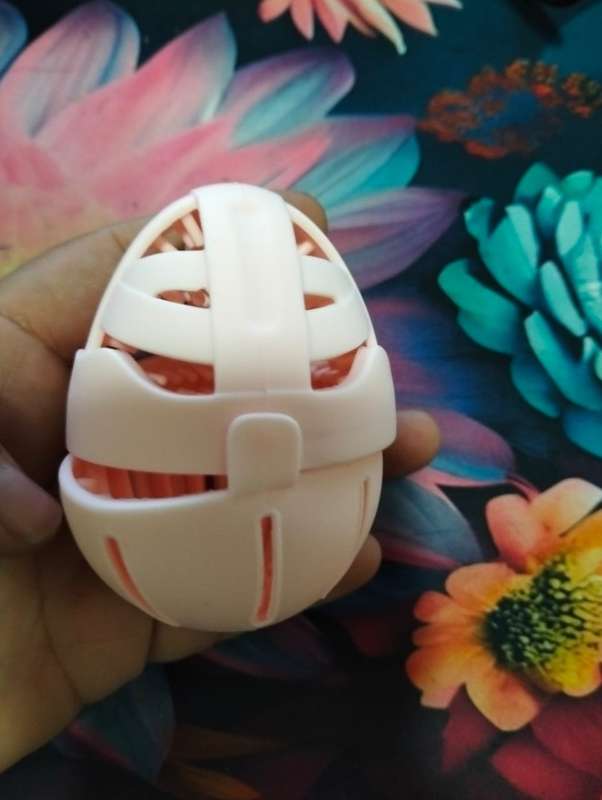 Silicone Egg Cleaning Brush Pink