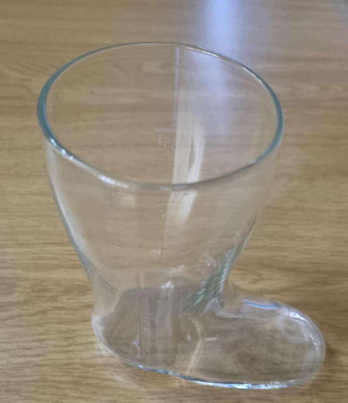 Boot Shaped Glass - Collectable and ideal for either display or Man Cave