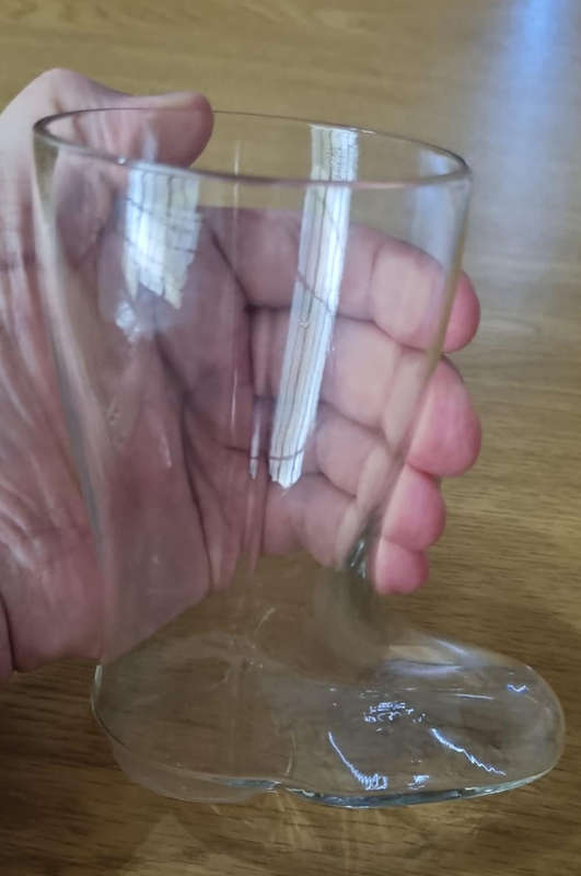 Boot Shaped Glass - Collectable and ideal for either display or Man Cave