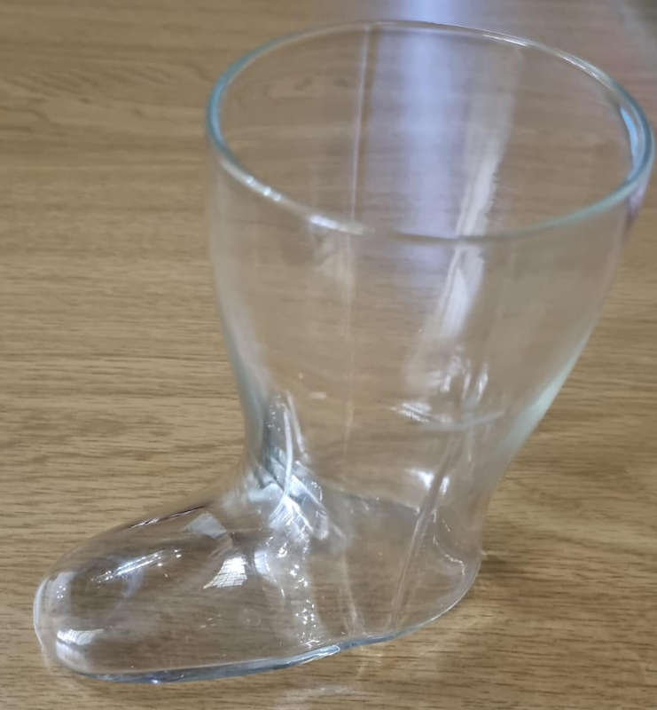 Boot Shaped Glass - Collectable and ideal for either display or Man Cave