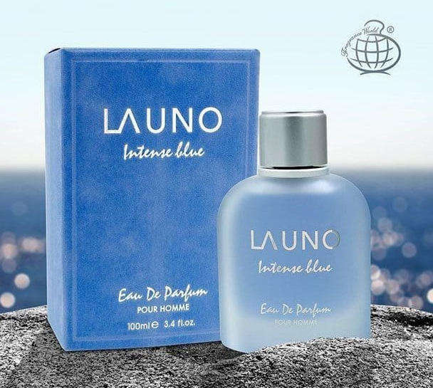 LA UNO Intense Blue Eau De Parfum 100ml  For Men by Fragrance World