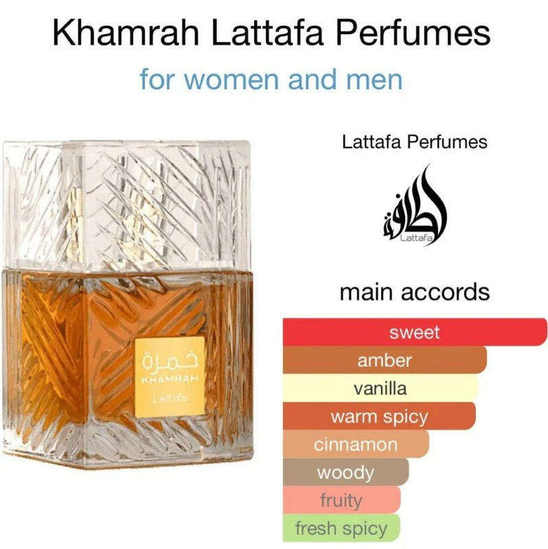 Lattafa Khamrah Eau De Parfum 100ml - Unisex and Beast Mode