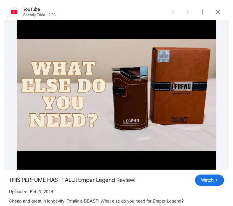 LEGEND by EMPER - Eau de Toilette for Men - Born to be remembered. Made to be a LEGEND.