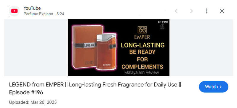 LEGEND by EMPER - Eau de Toilette for Men - Born to be remembered. Made to be a LEGEND.
