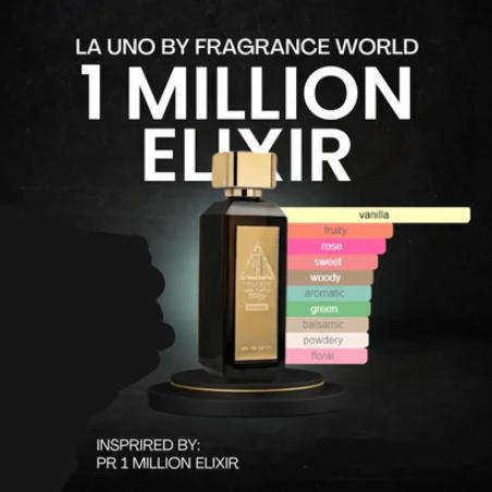 LA UNO Million - by Fragrance World  Eau de Parfum  50ml - The Gold Standard Men's Fragrance