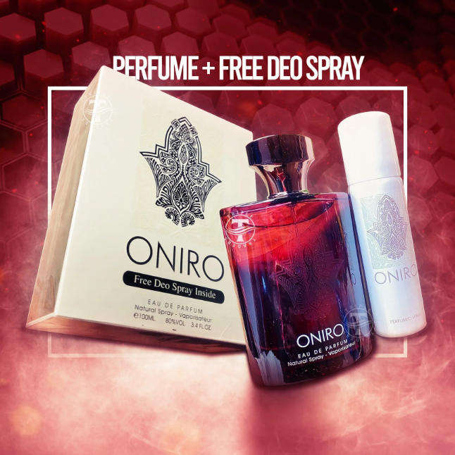 ONIRO by Fragrance World  Eau de Parfum for Men - Unleash the Victory Within
