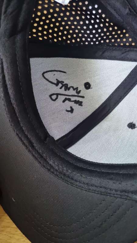 Autographed Garth Taylor 23 Music Black Cap  Signed by SA Music Icon!