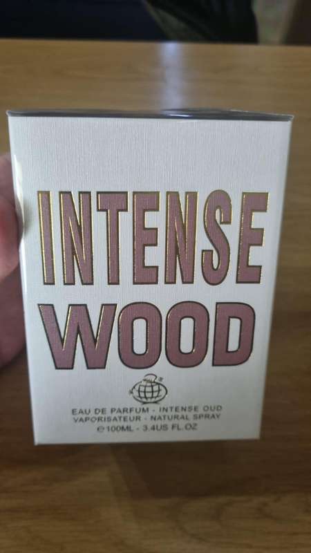 Intense Wood - Eau de Parfum by Fragrance World  A Statement of Sophistication and Strength 100ml