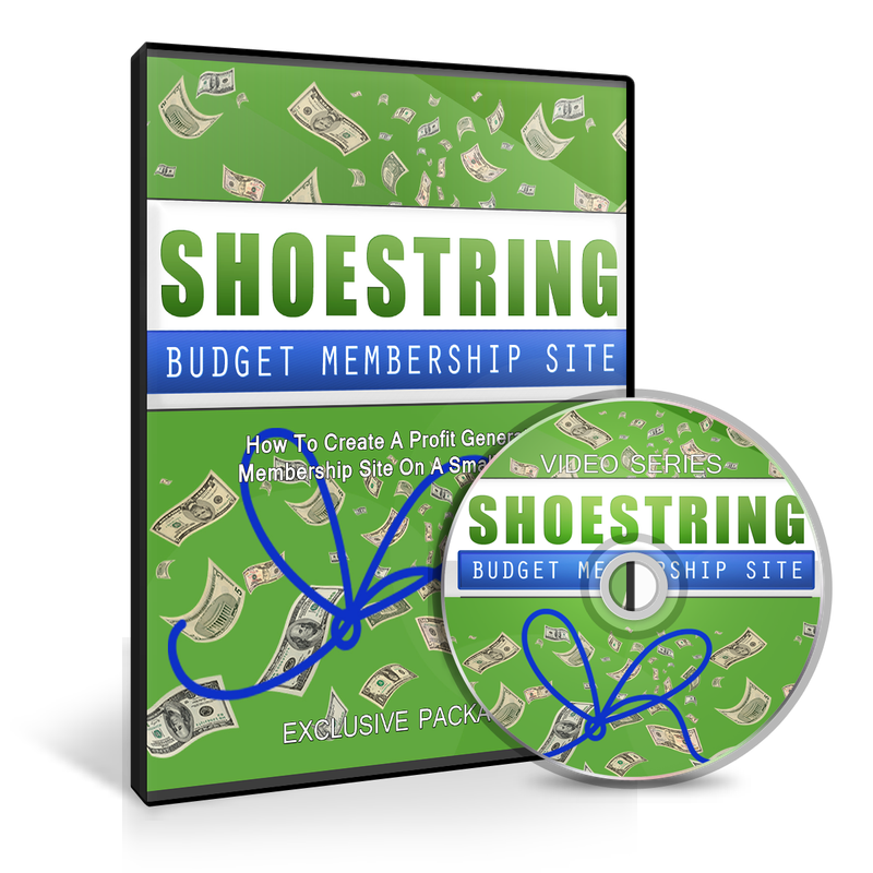 Shoestring Budget Membership Site Tutorial with Video and Audiobook Upgrade