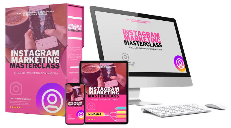 Instagram Marketing Masterclass Tutorial with Video Upgrade Bundle