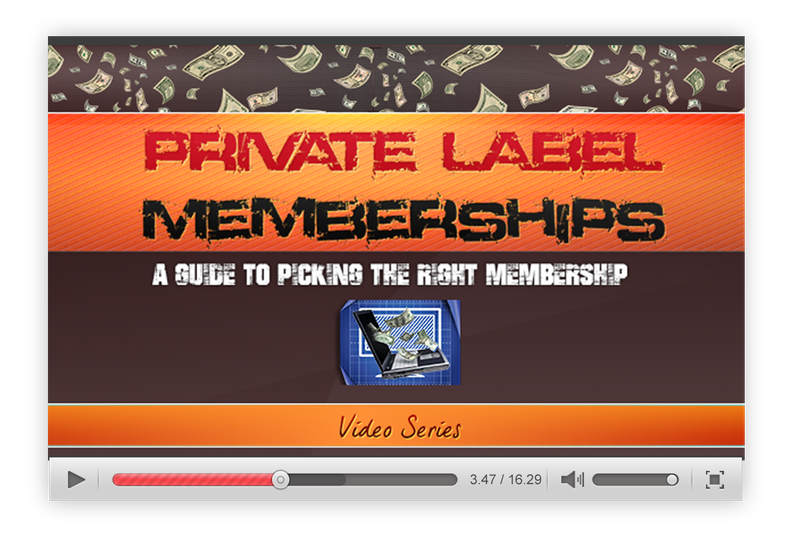 Private Label Memberships Guide Tutorial and Video Upgrade Bundle