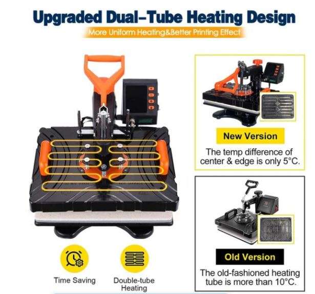 8 in 1 Heat Press Machine combo