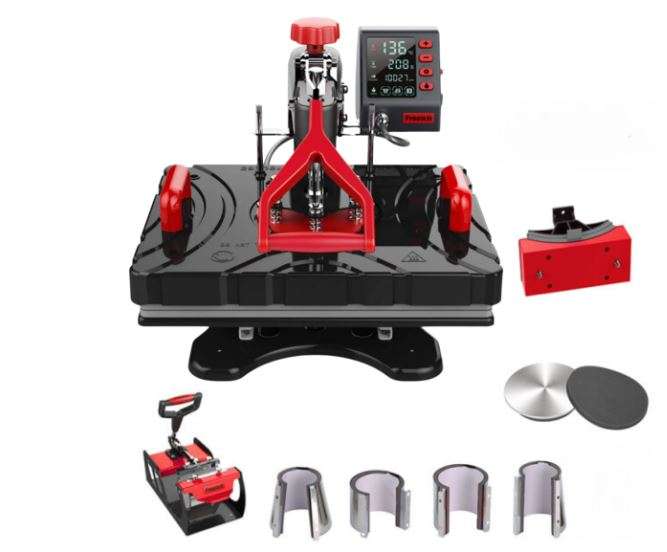 8 in 1 Heat Press Machine combo
