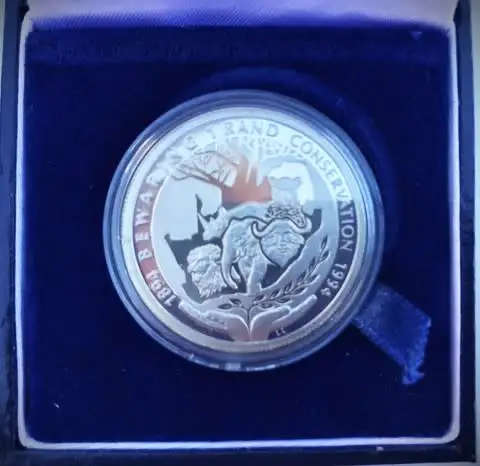 SA MINT - 1994 Silver Conservation ONE RAND  Very low mintage 4,286