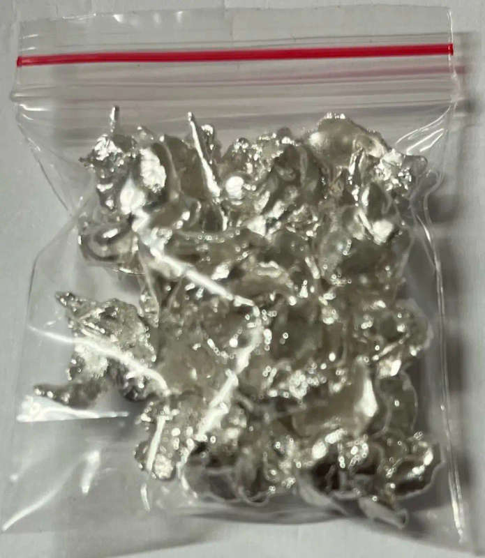 SILVER SHOT GRANULES 99.9 FINE SILVER PURITY  ONE OUNCE 31.1 GRAMS