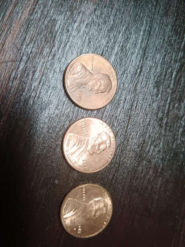 6x United States of Amrica 1/4 Dollar coins.