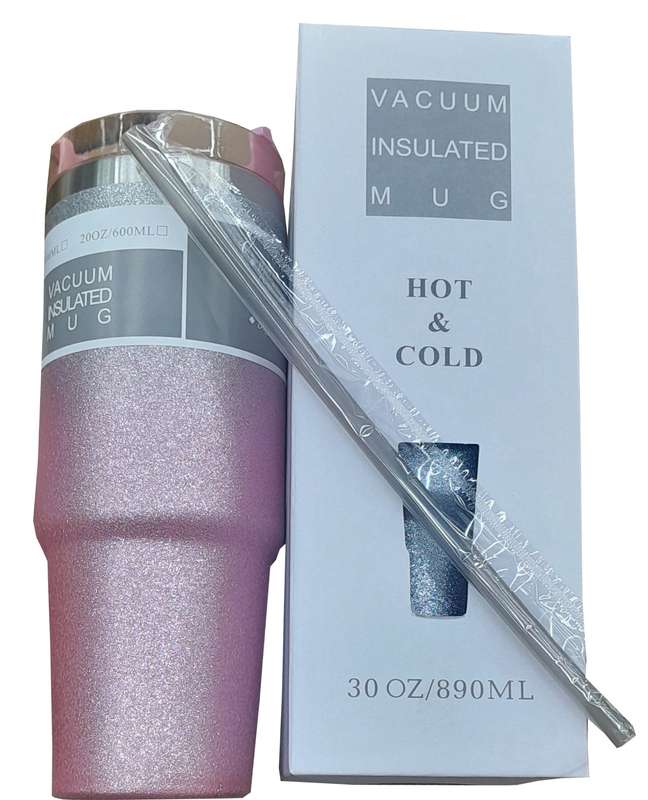 Glitter Insulated Travel Mug
