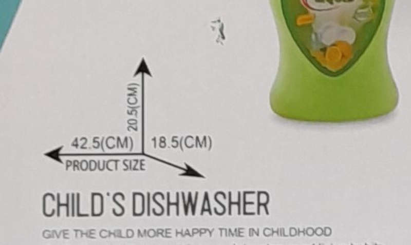 Kids Toy Electric Dishwashing set