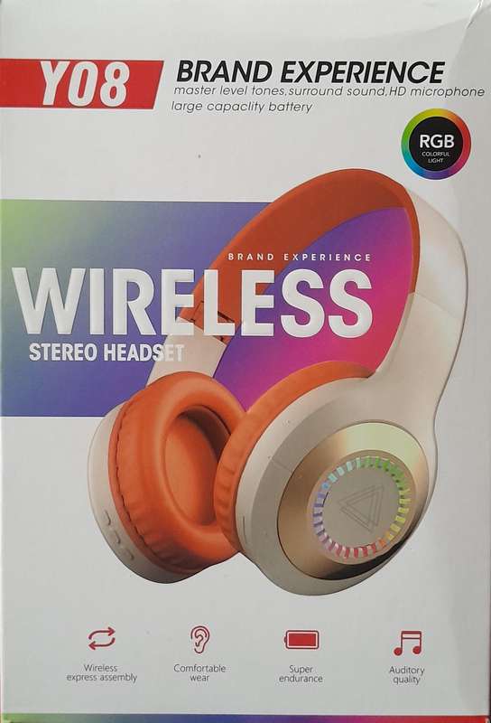 Headphones - Y08 Light up
