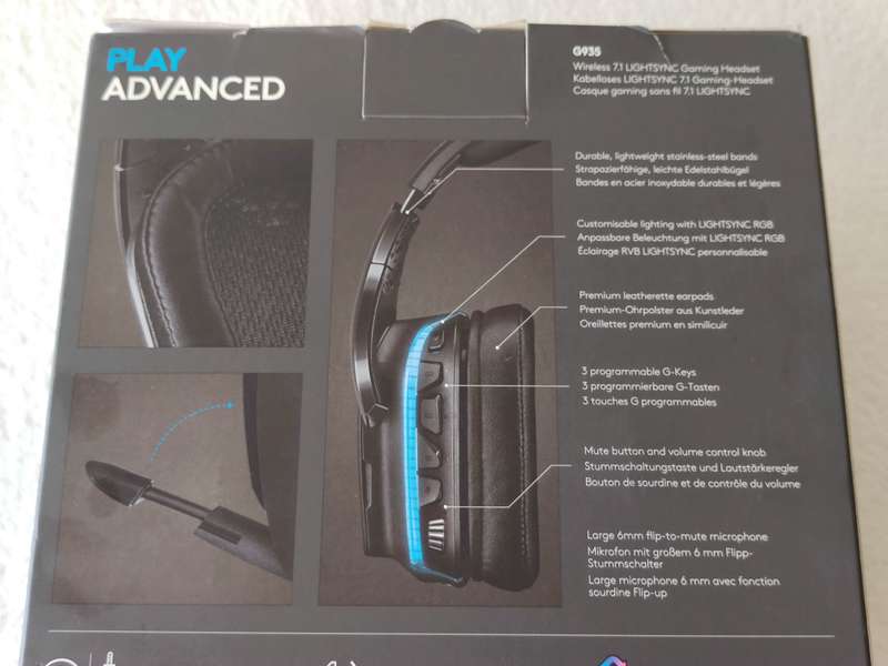 Logitech G935 - Wireless Gaming Headset (PS5/PS4/PC/Nintendo Switch)