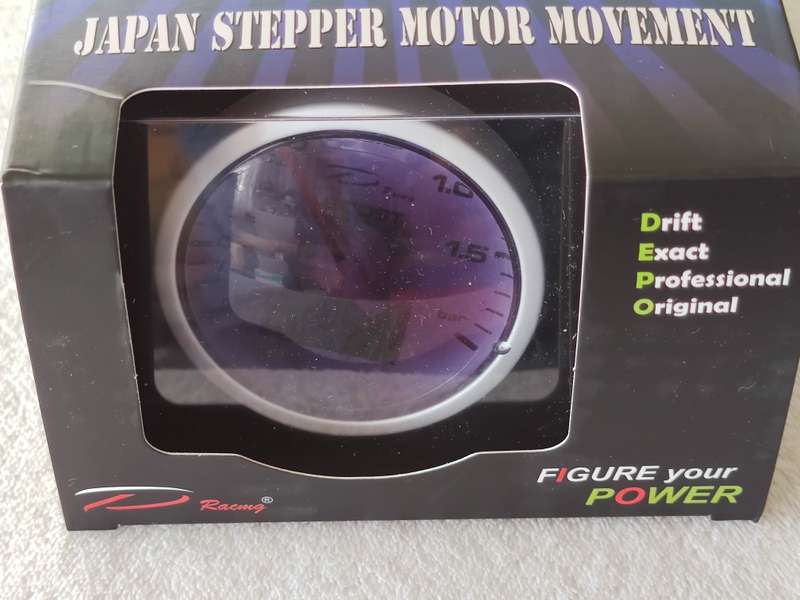 Depo Racing 4 in 1 Gauge - Oil Pressure & Temperature, Voltage, Boost Pressure