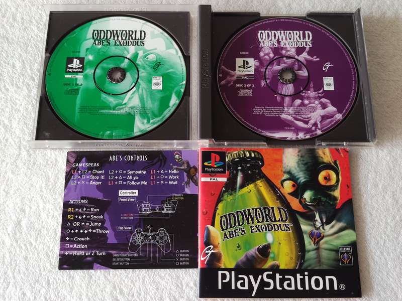 Oddworld Abe's Exoddus - PS1 / Playstation One Game (PAL)