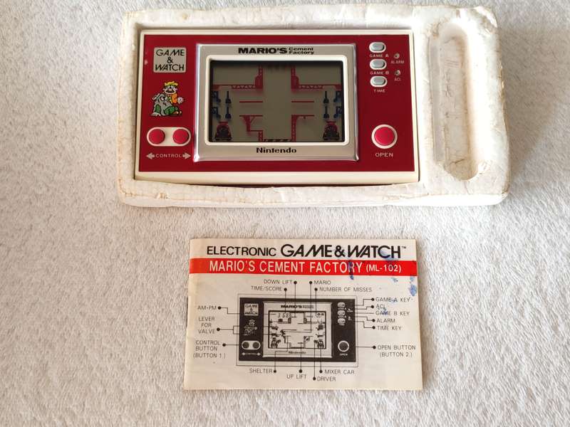 Nintendo Game & Watch - Mario's Cement Factory
