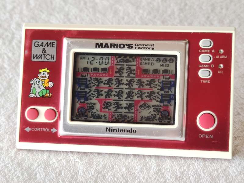 Nintendo Game & Watch - Mario's Cement Factory
