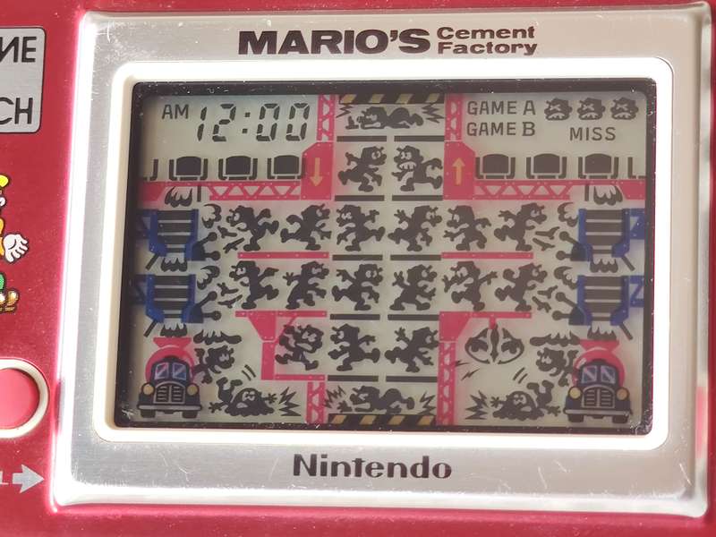 Nintendo Game & Watch - Mario's Cement Factory